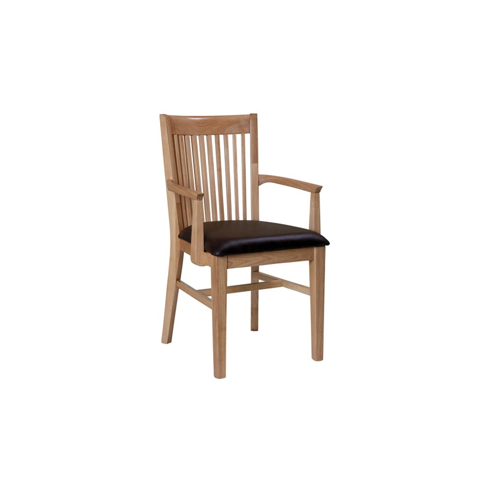 Slatted dining chair