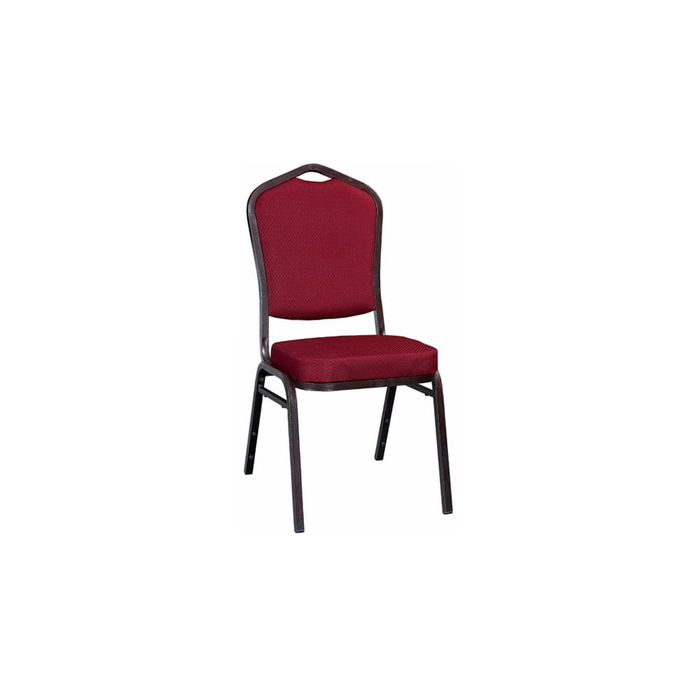 Stackable metal dining chair