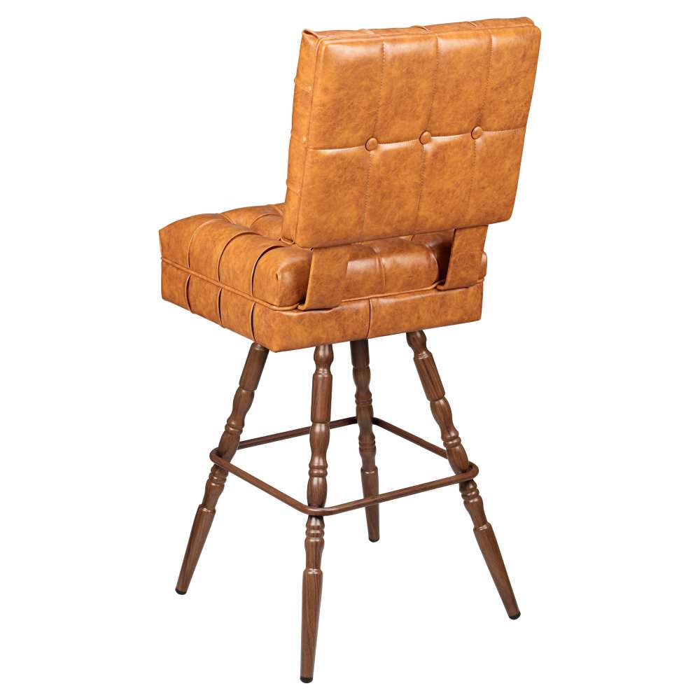 Tufted bar stool