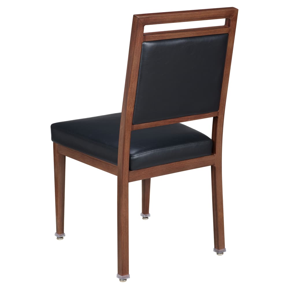 Stackable aluminum dining chair