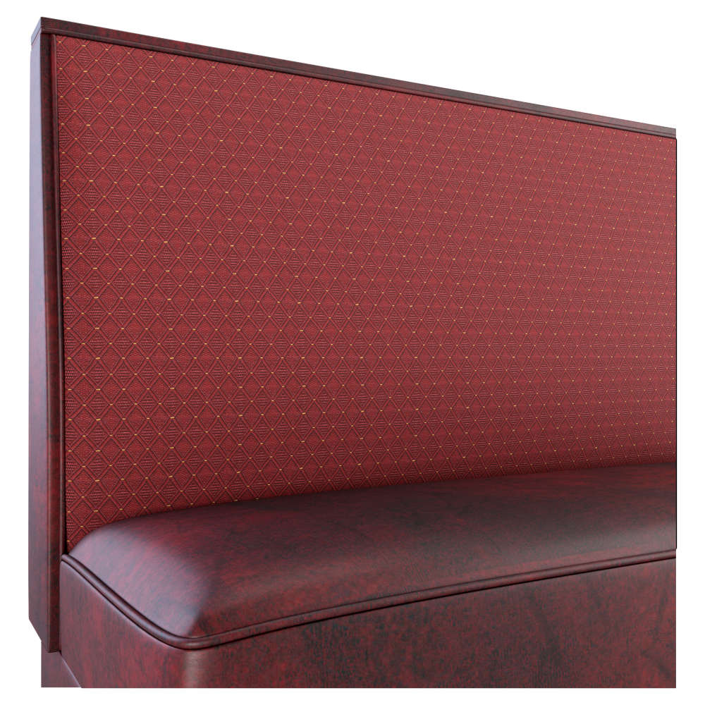 Metal booth seating