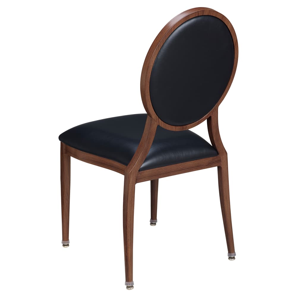 Stackable aluminum dining chair