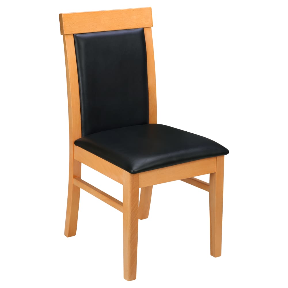 Upholstered wood dining chair