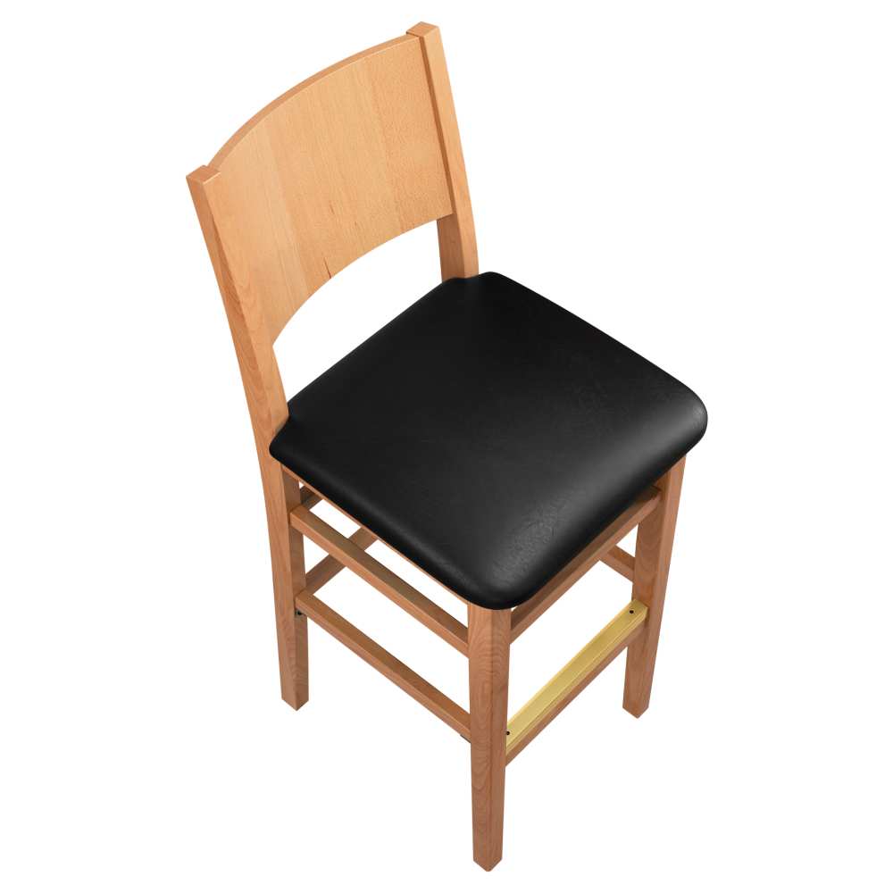 Wood bar stool