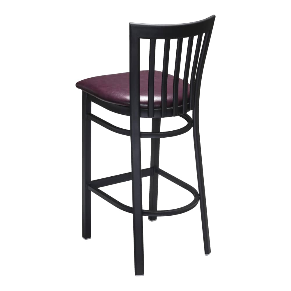 Slatted bar stool