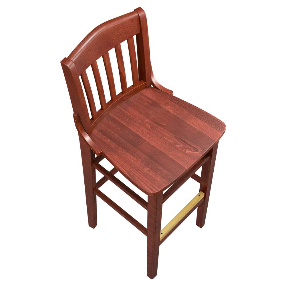Wood bar stool