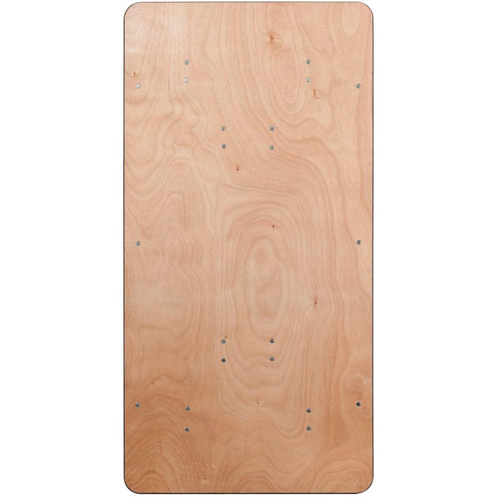 Folding wood dining table