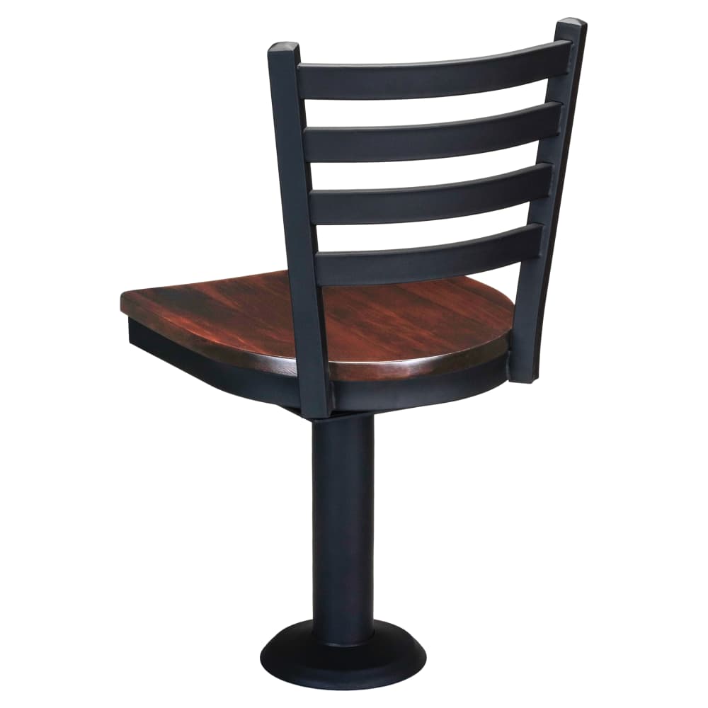 Ladder back metal dining chair